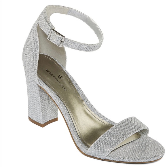 Worthington Shoes - ❗️final❗️Worthington high heeled silver sandals